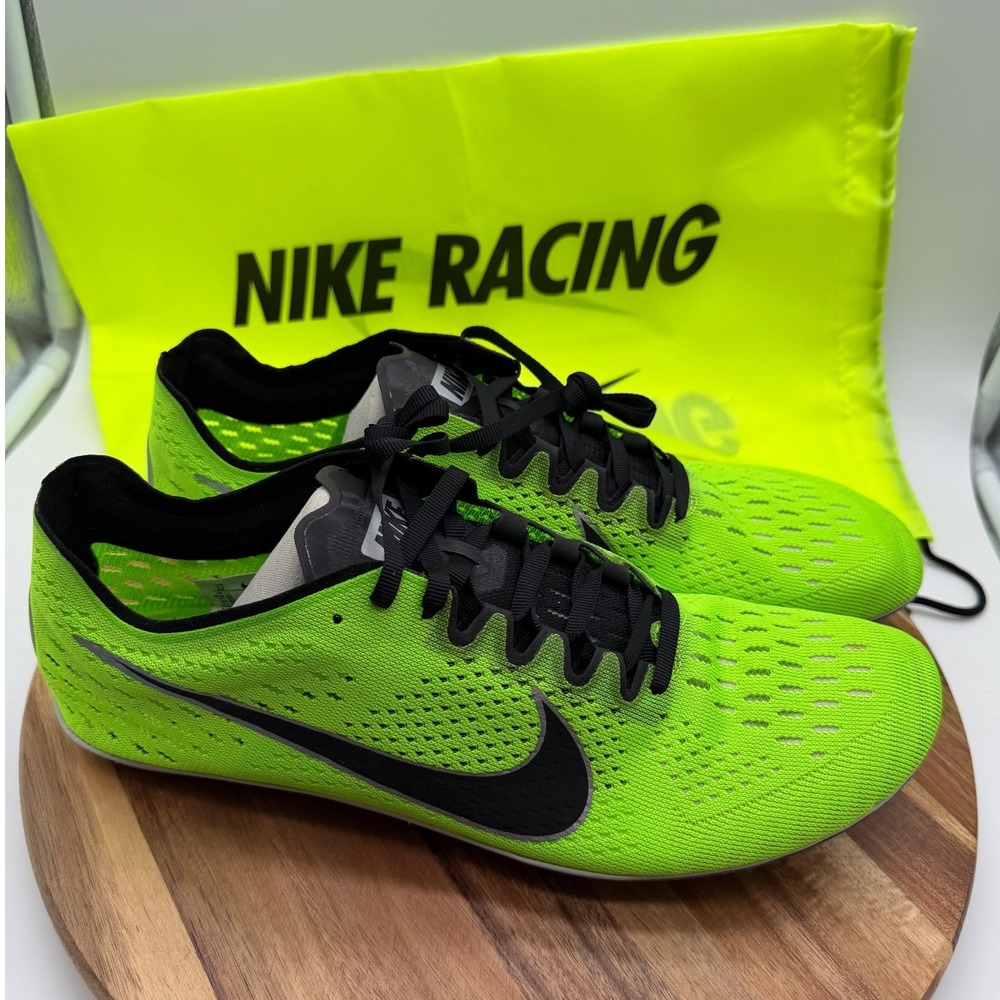 Nike Zoom Men's Size 12 Victory 3 Electric Green Black Track Spikes 0406